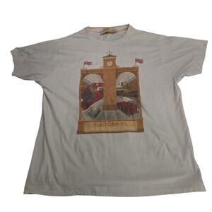 Harry Potter Platform 9 3/4 London's King's Cross Off White XL T-shirt Mina Lima